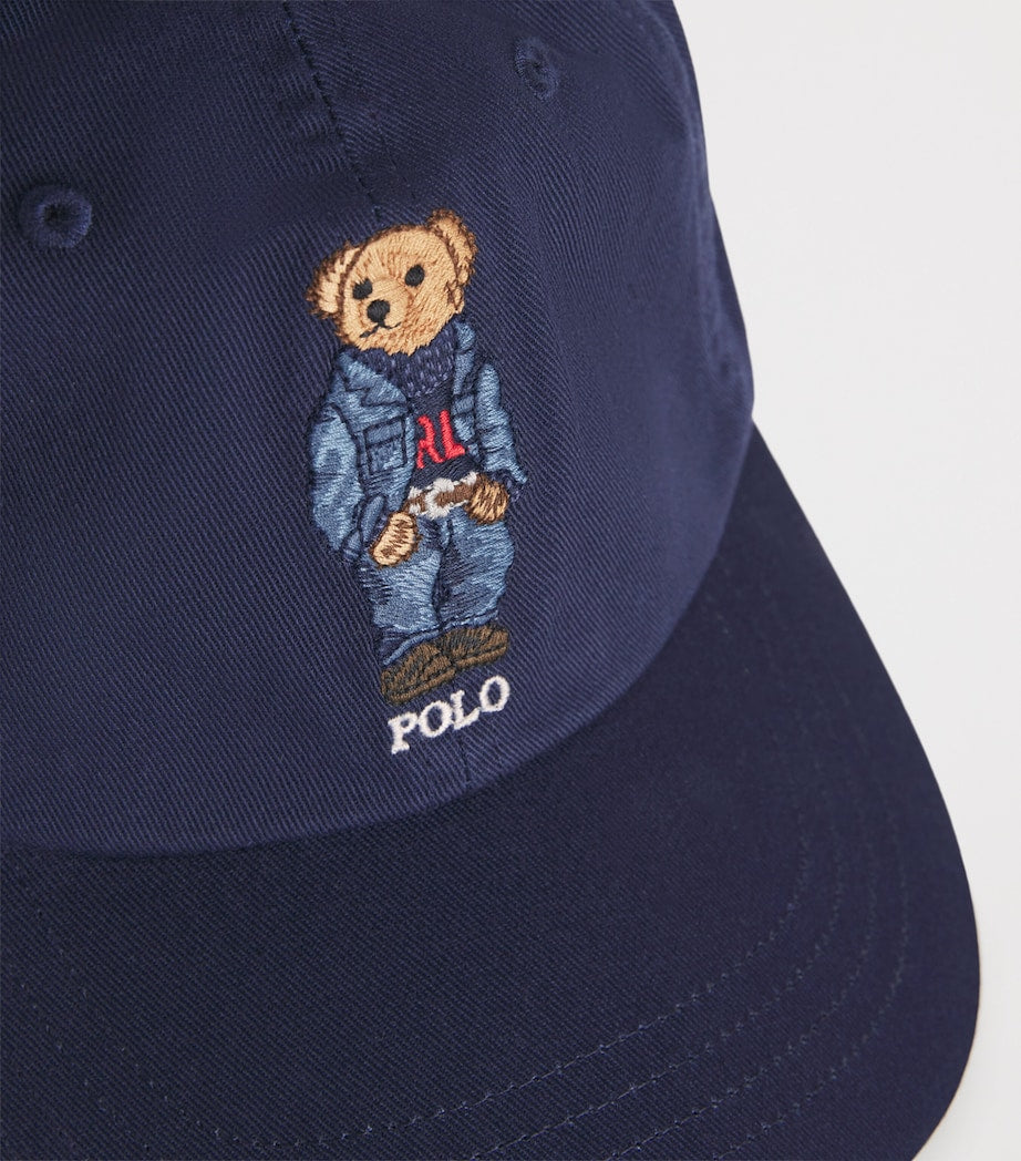 Cotton Polo Bear Baseball Cap