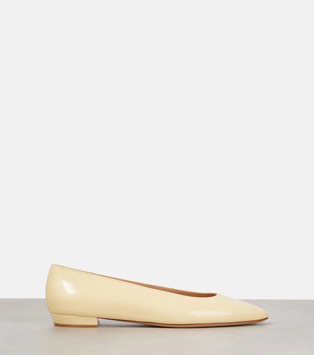 Gianvito Rossi - Amelia 15 leather ballet flats