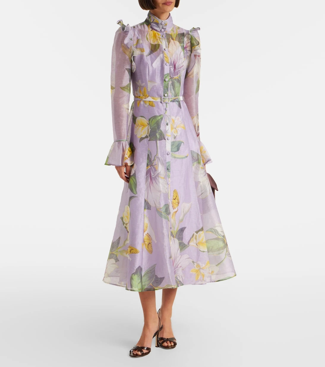 Leo Lin - Katrina linen-blend shirt dress