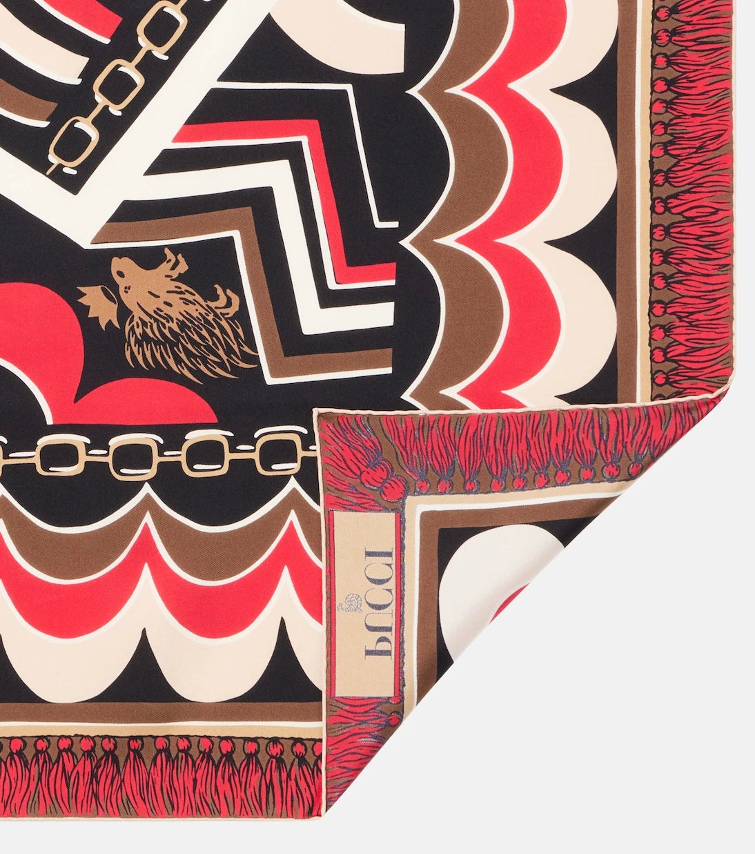 Pucci - Printed silk twill scarf