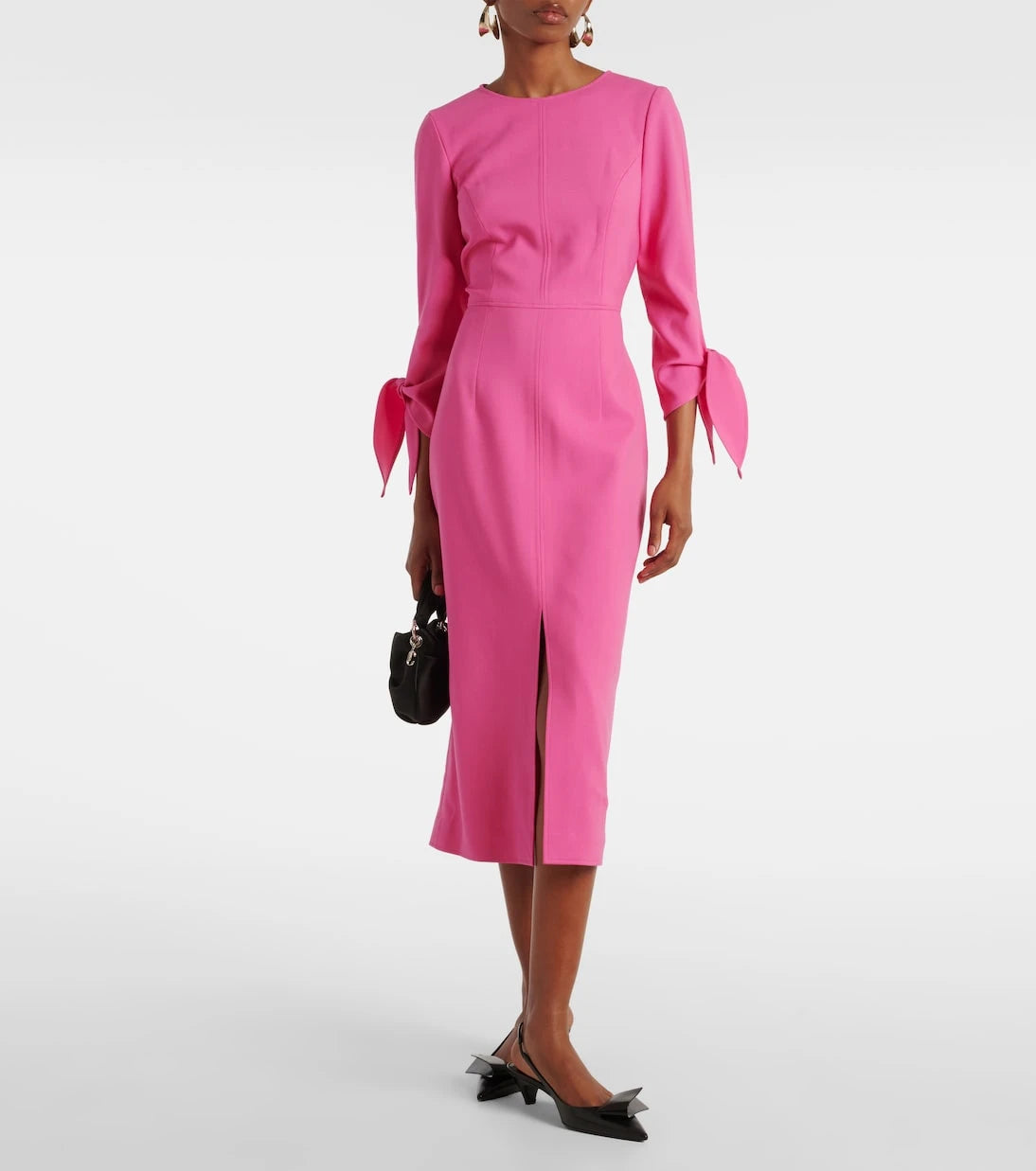 Carolina Herrera - Wool-blend midi dress
