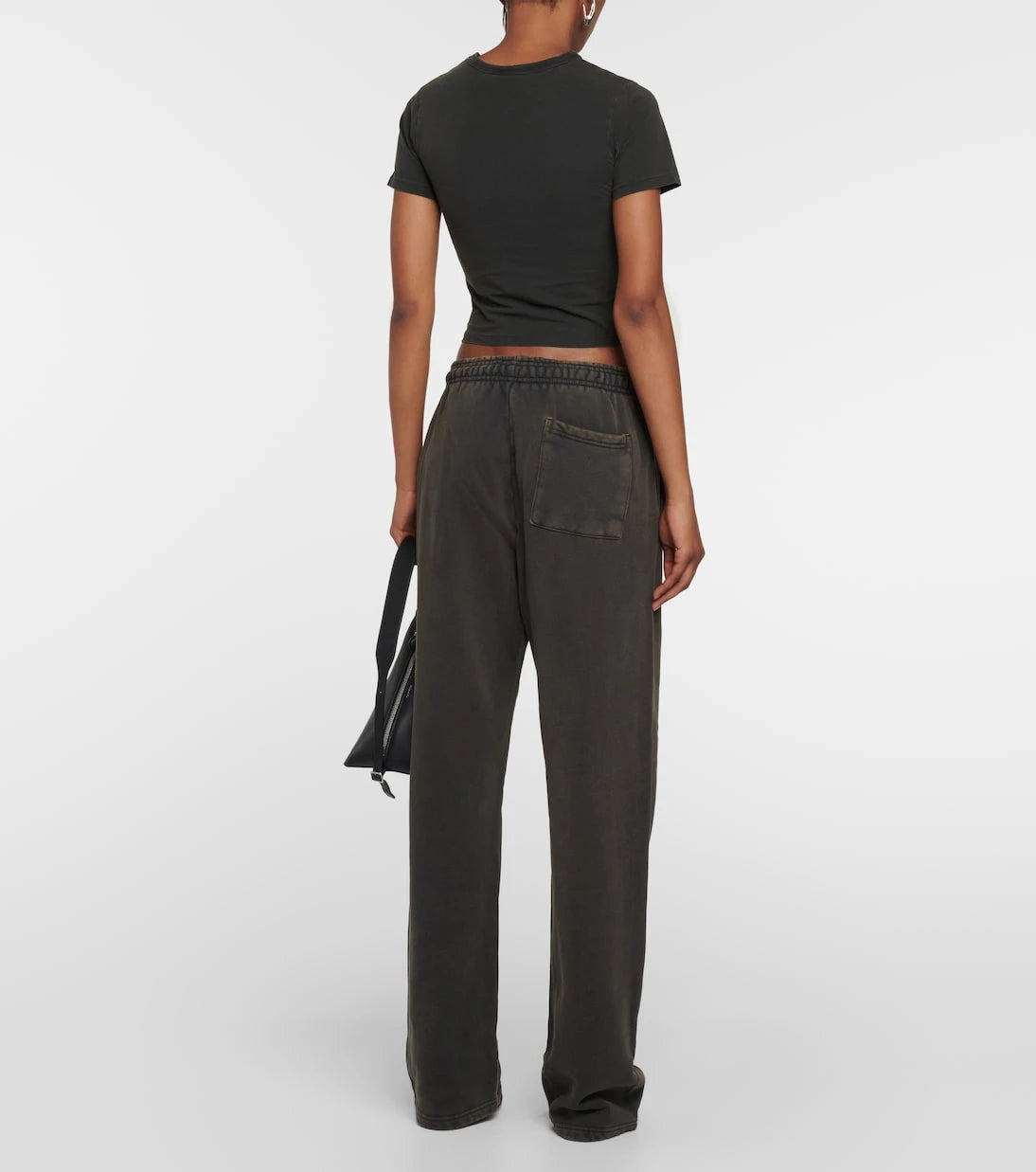 Entire Studios - Cropped cotton jersey top