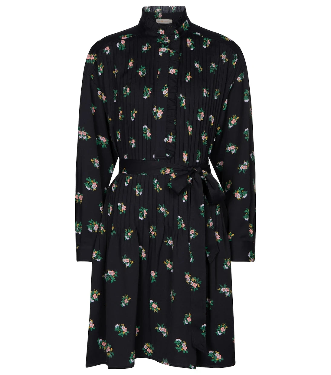 Tory Burch - Cora floral pleated shirt dress