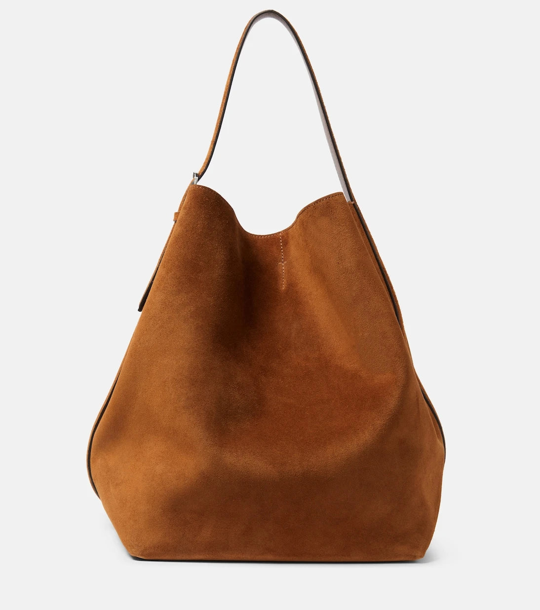Toteme - Belted suede tote bag