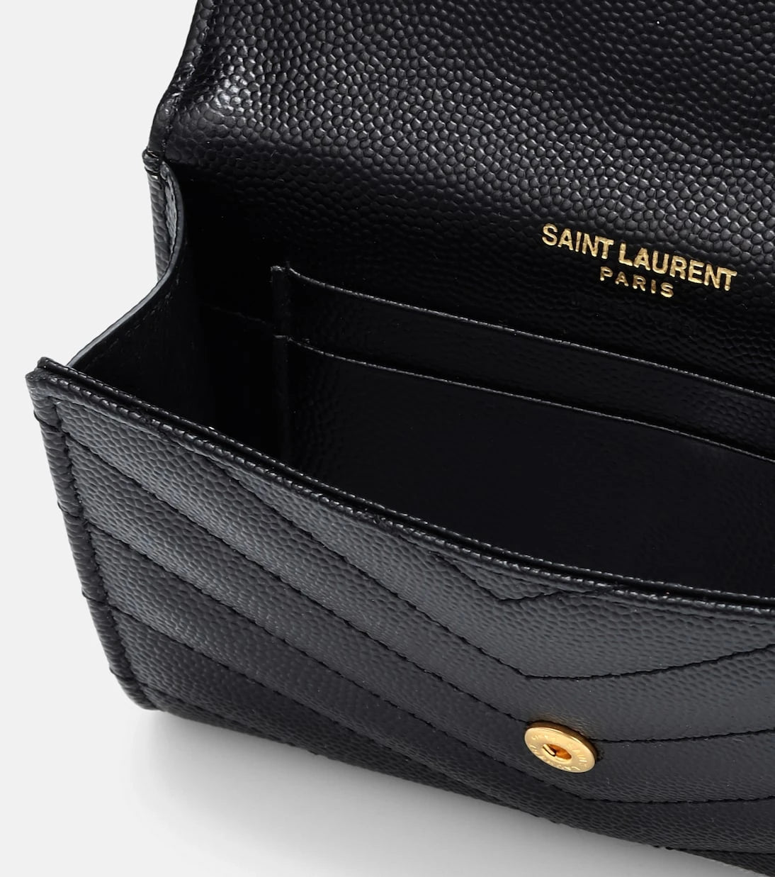 Saint Laurent - Monogram Small leather wallet