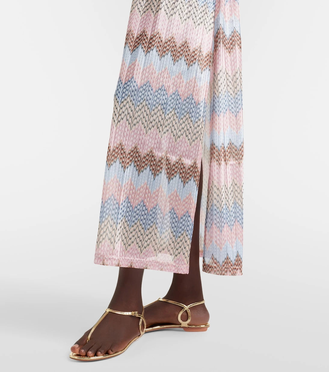 Melissa Odabash - Bria belted knitted maxi dress