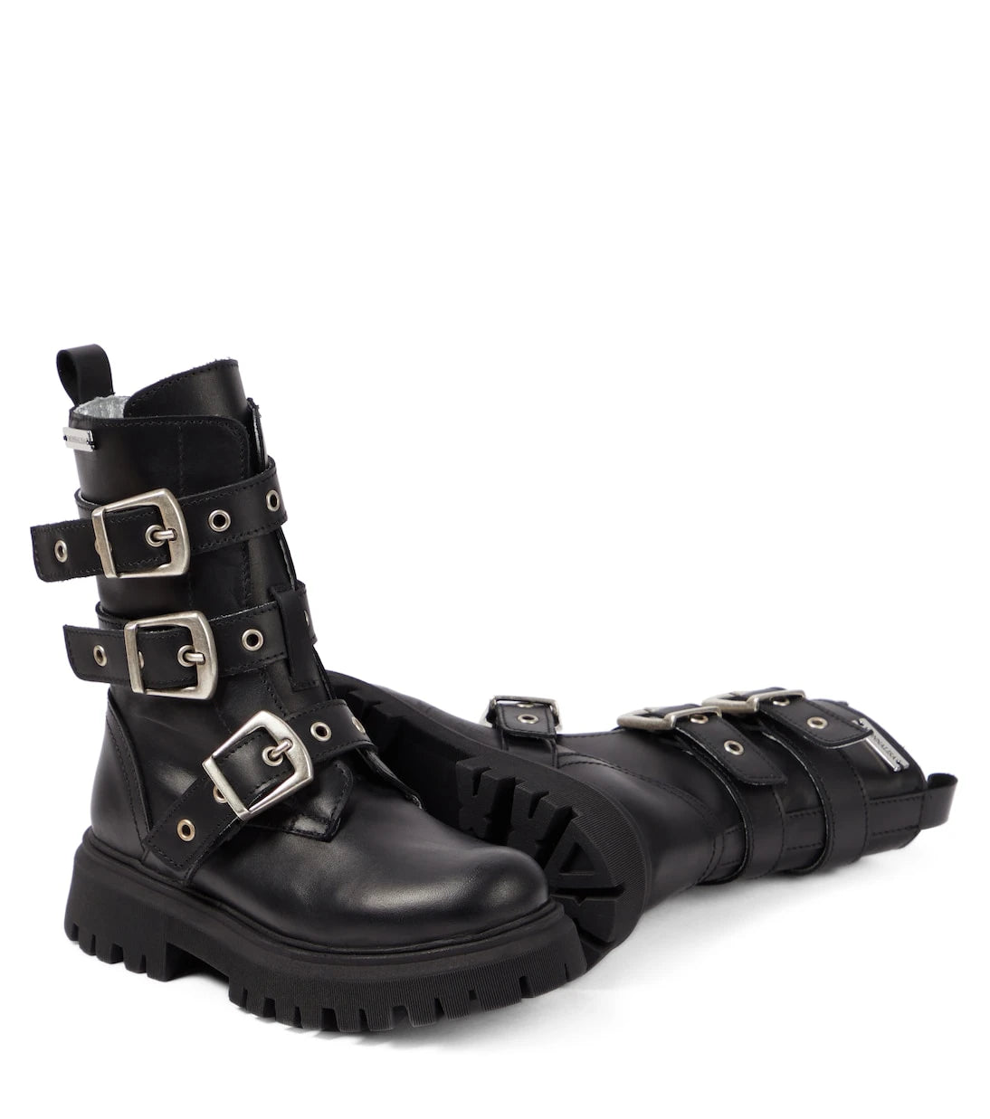 Monnalisa - Leather biker boots