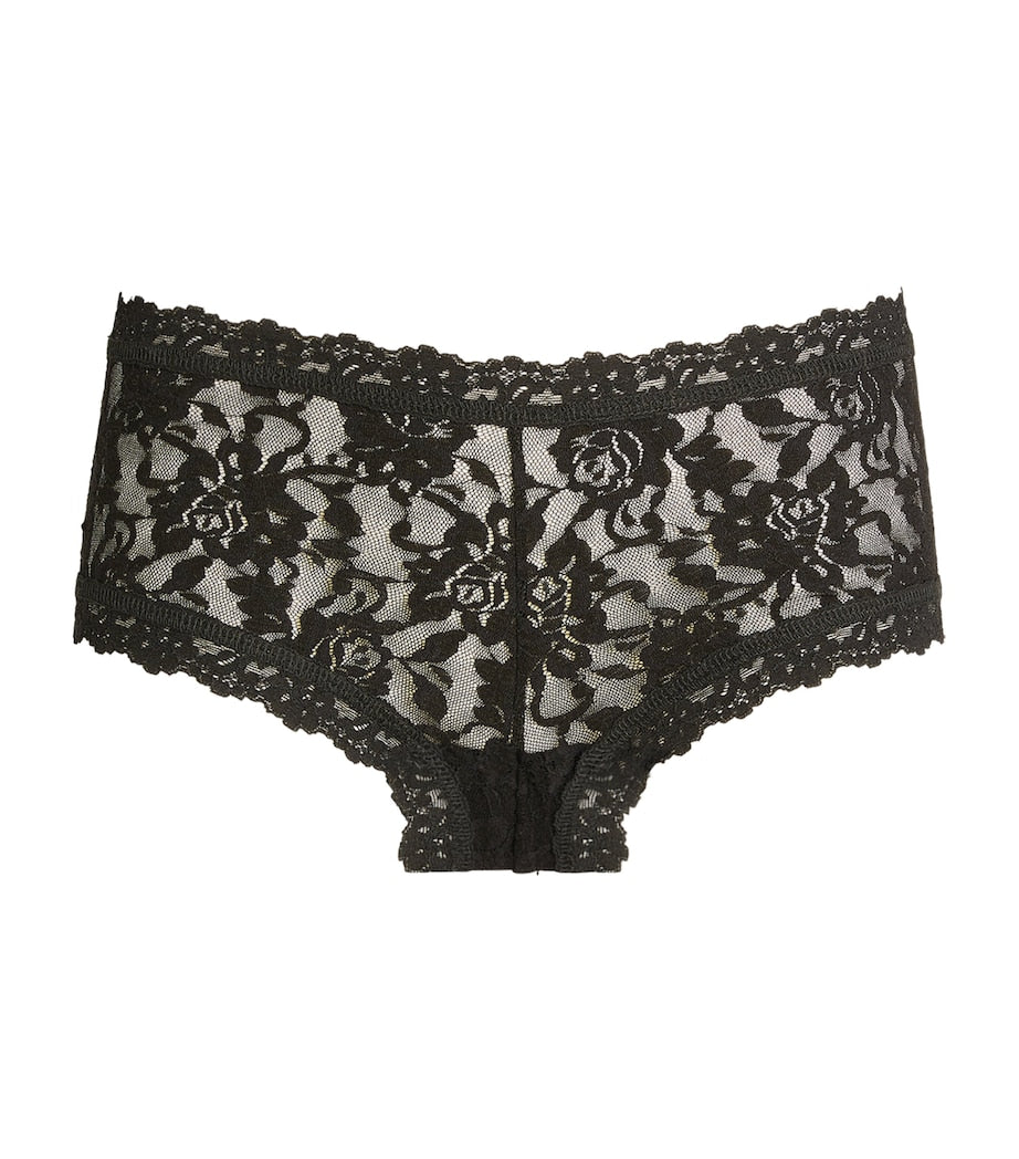 Black Signature Lace Boyshorts