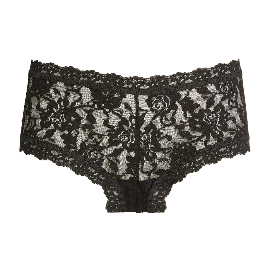 Black Signature Lace Boyshorts
