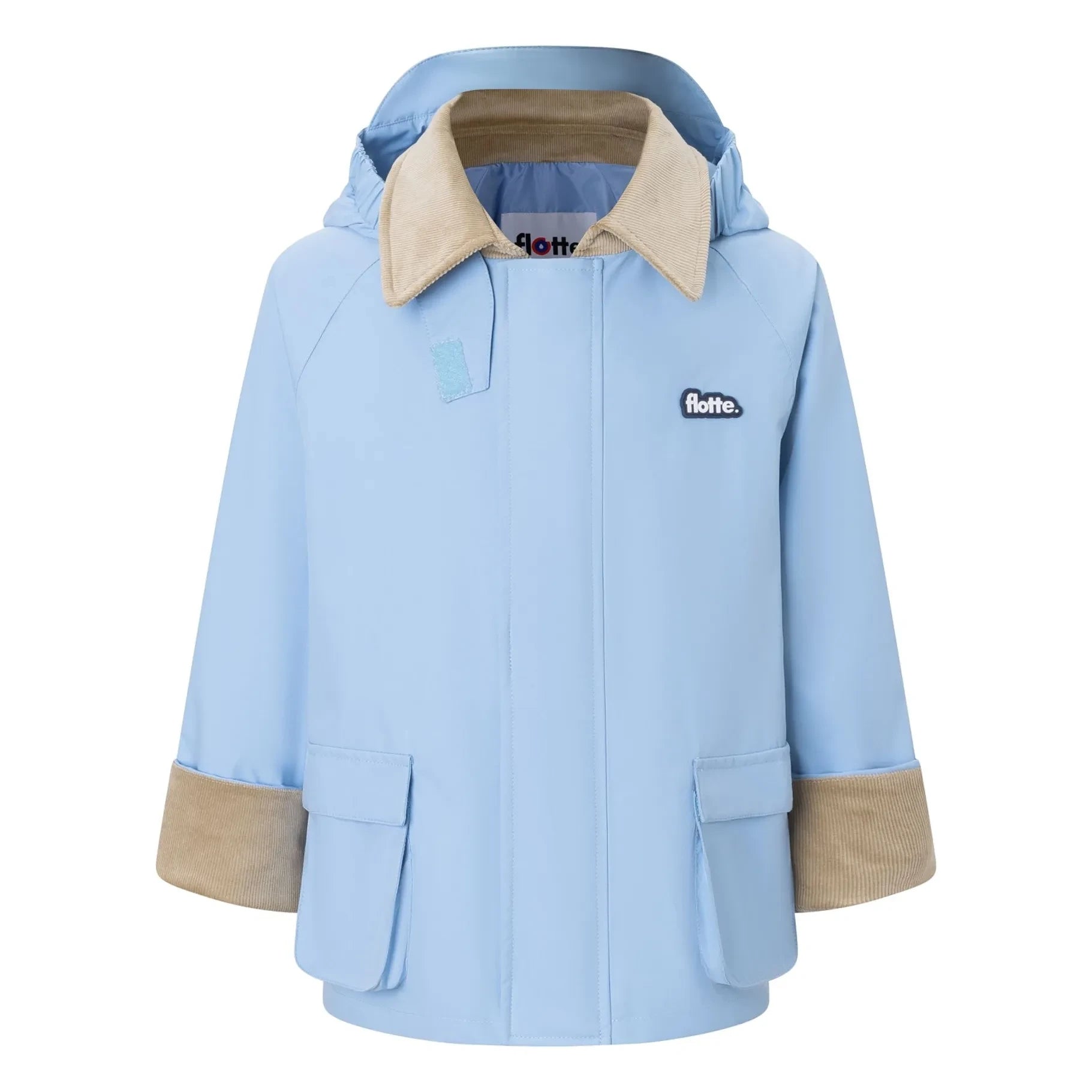 Flotte - Archivito Recycled Fiber Waterproof Jacket | Light blue