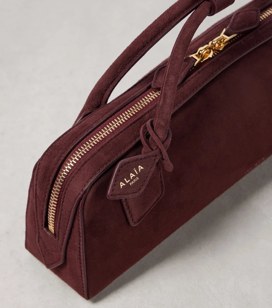 Alaïa - Le Teckel suede clutch
