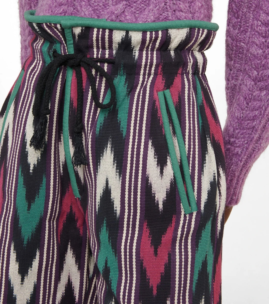 Marant Etoile - Linima cotton paperbag shorts