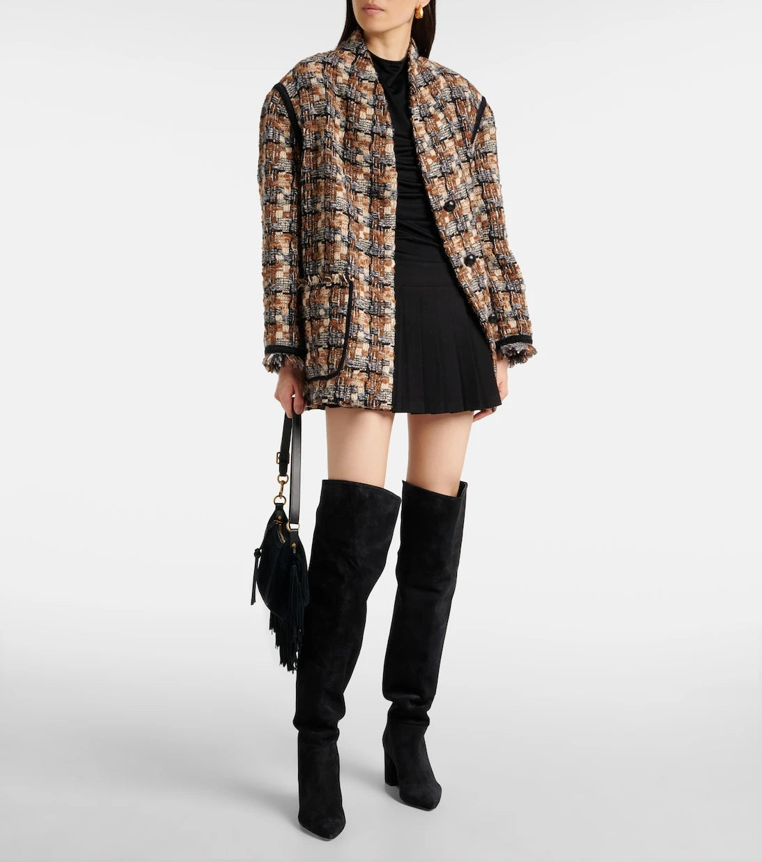 Paris Texas - Anja suede over-the-knee boots