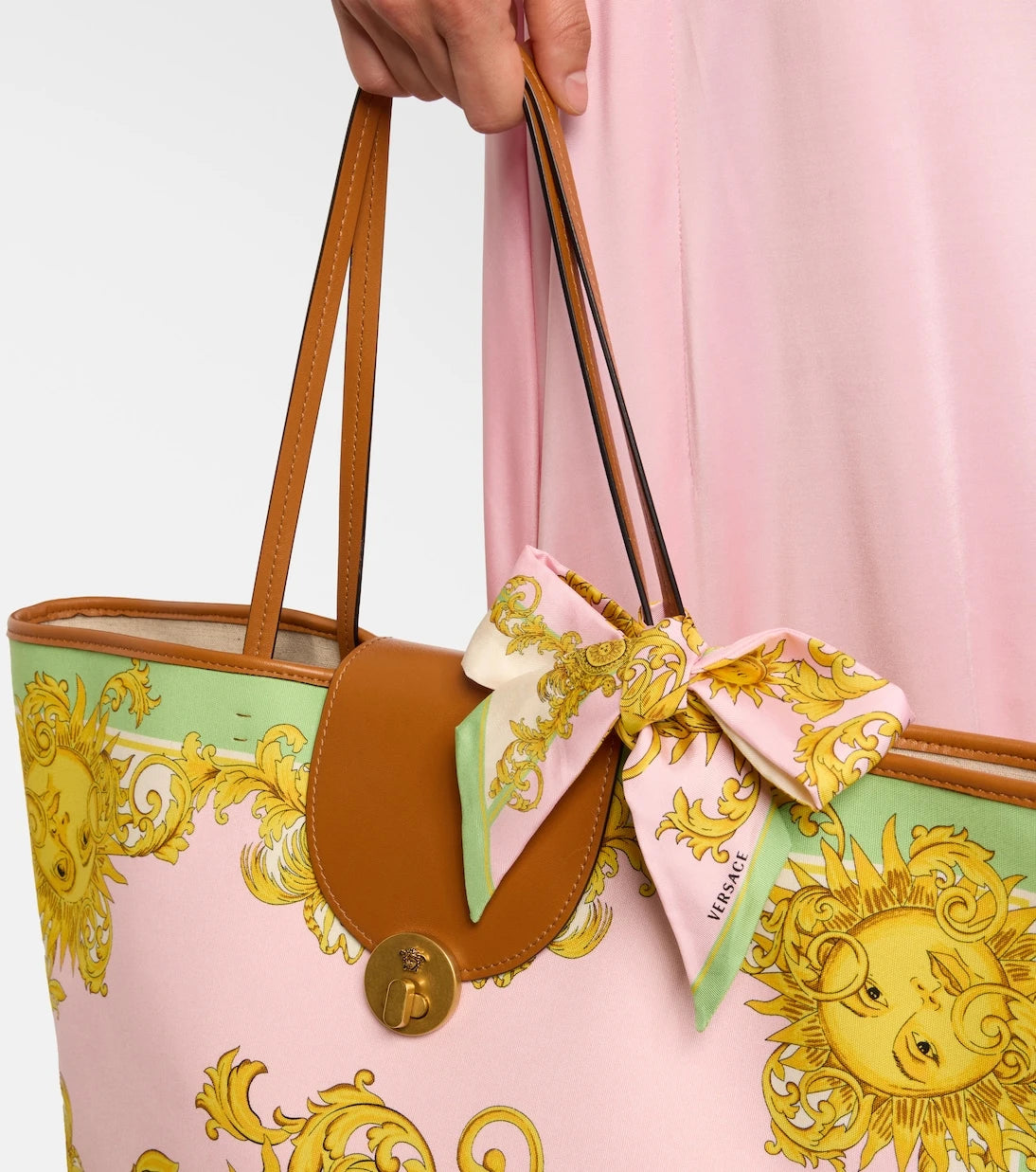 Versace - Printed silk twill scarf