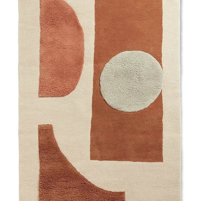 Вълнен килим ferm LIVING Bloco 80 x 120 cm