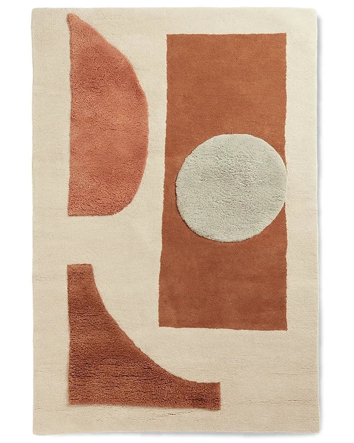 ferm LIVING Bloco Yün Halı 80 x 120 cm