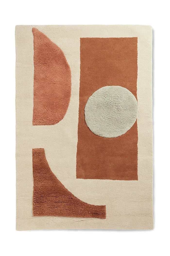 Вълнен килим ferm LIVING Bloco 80 x 120 cm