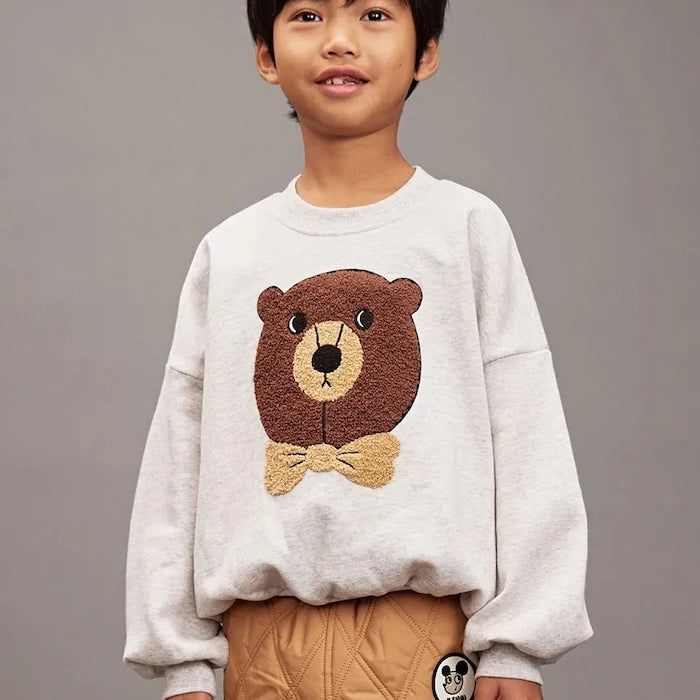 Детски памучен суичър Mini Rodini Bear