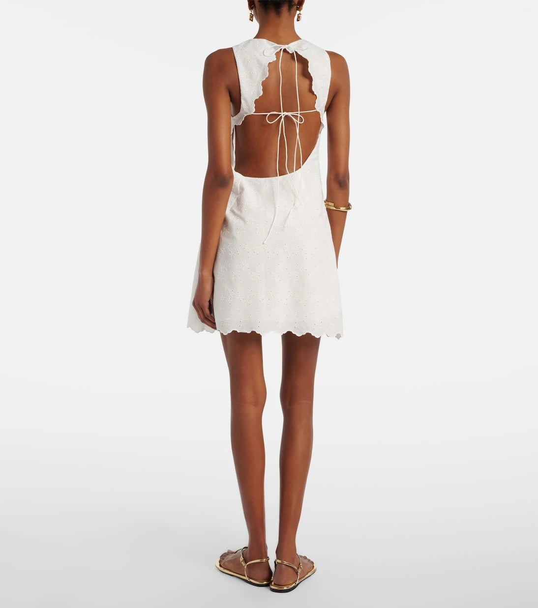 Faithfull - Breta broderie anglaise minidress