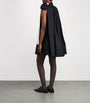 Max Mara Black Bow-Neck Mini Dress