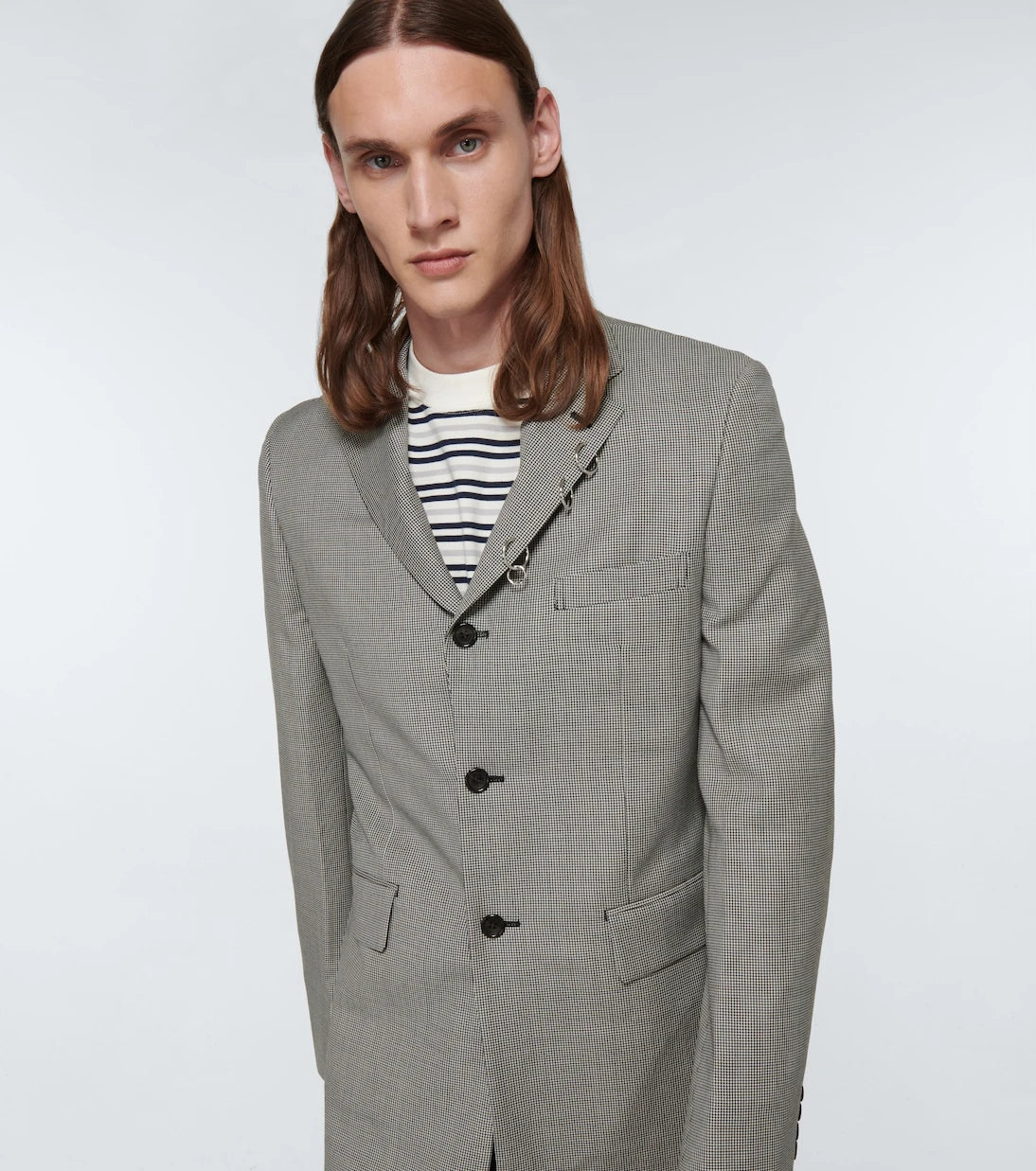 Comme des Garçons Homme Deux - Checked wool jacket