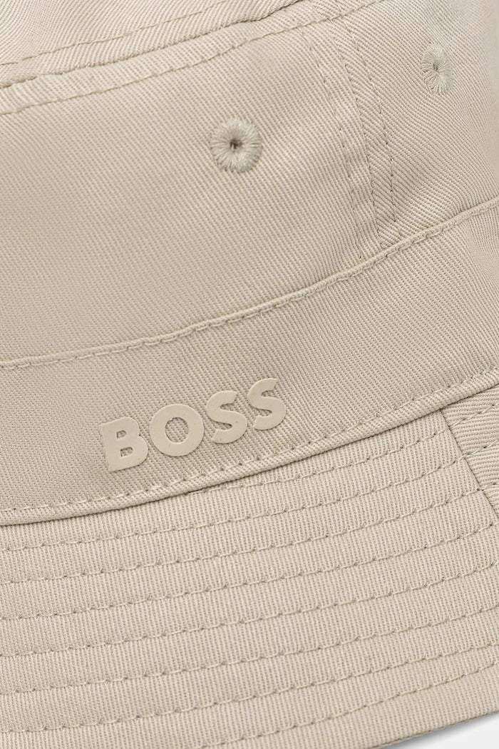 BOSS Orange pamuklu erkek şapka Finnian