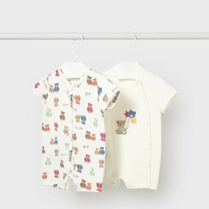 Бебешки къс гащеризон Mayoral Newborn (2 броя)