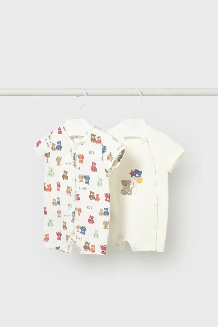 Бебешки къс гащеризон Mayoral Newborn (2 броя)
