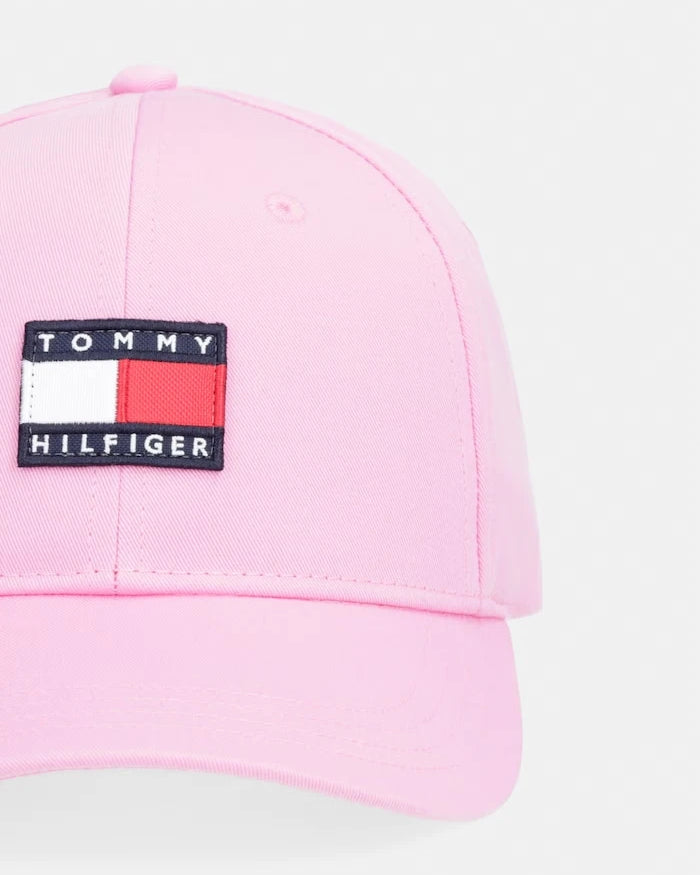 Tommy Hilfiger çocuk pamuklu siperlikli şapka