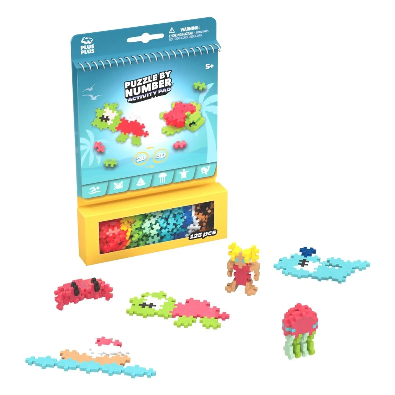 Plus-Plus - Ocean creative set - 125 pieces