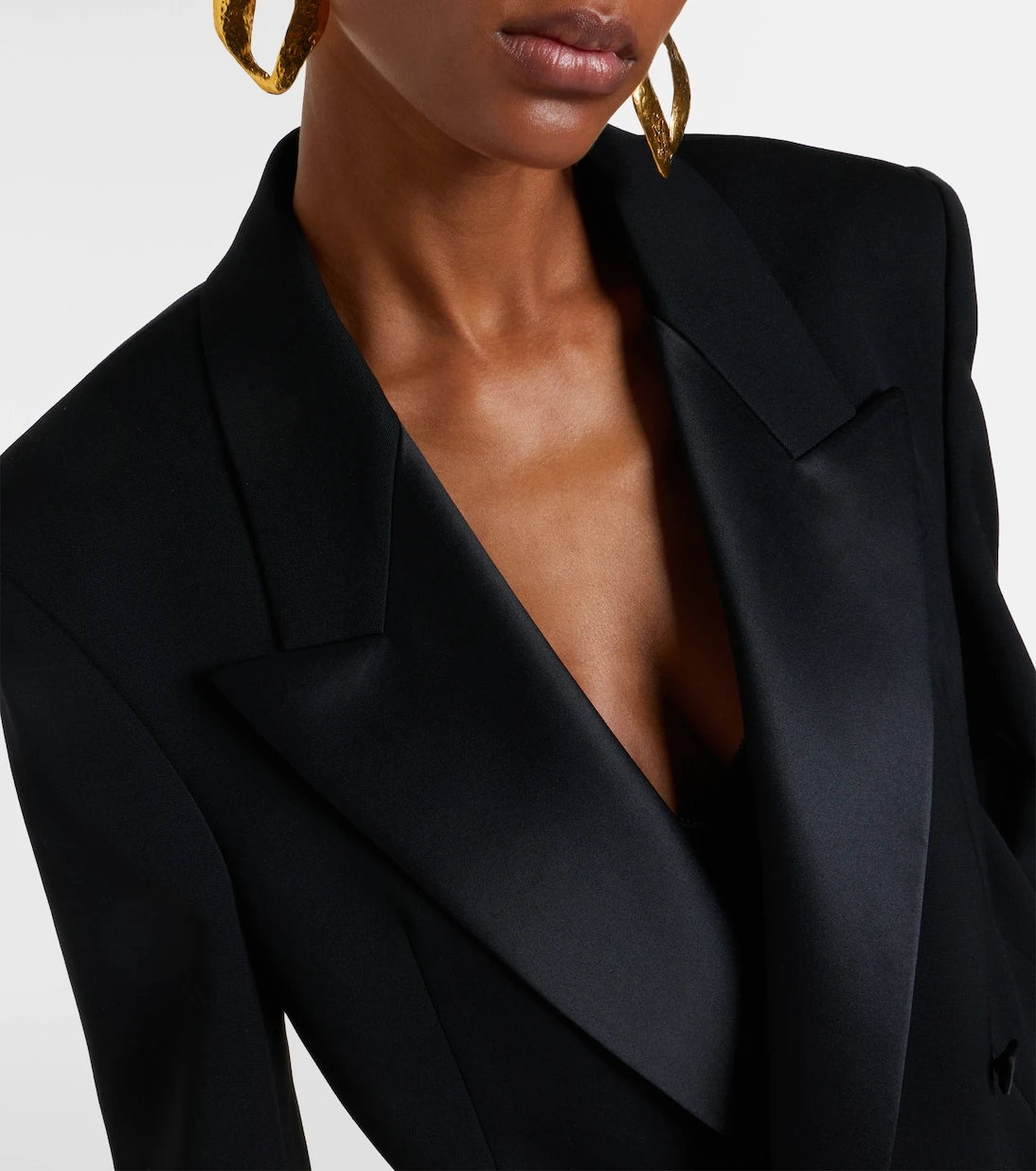 Saint Laurent - Double-breasted oversized wool blazer