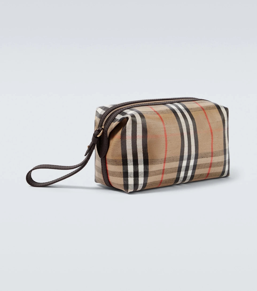 Burberry - حقيبة أدوات الزينة كاروهات من بربري