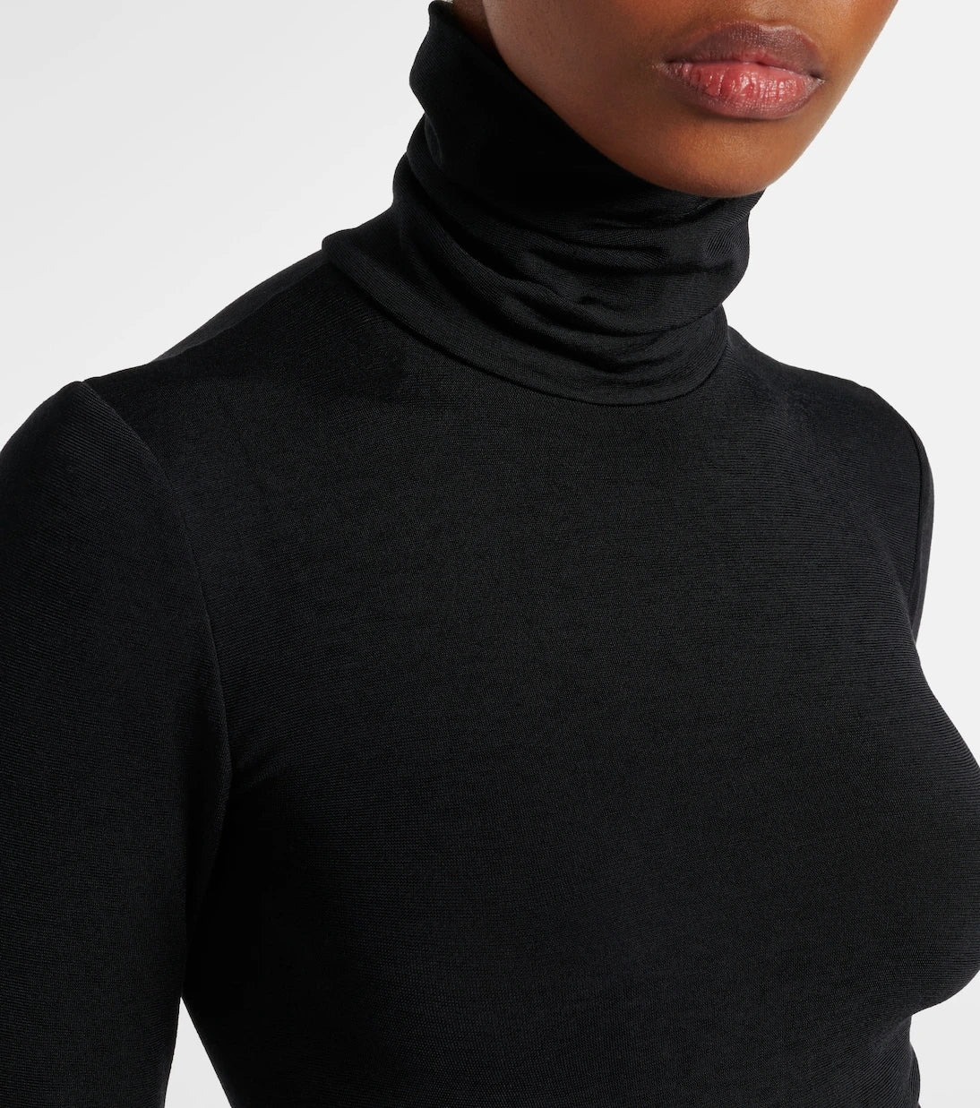 Wolford - Colorado cotton-blend turtleneck bodysuit