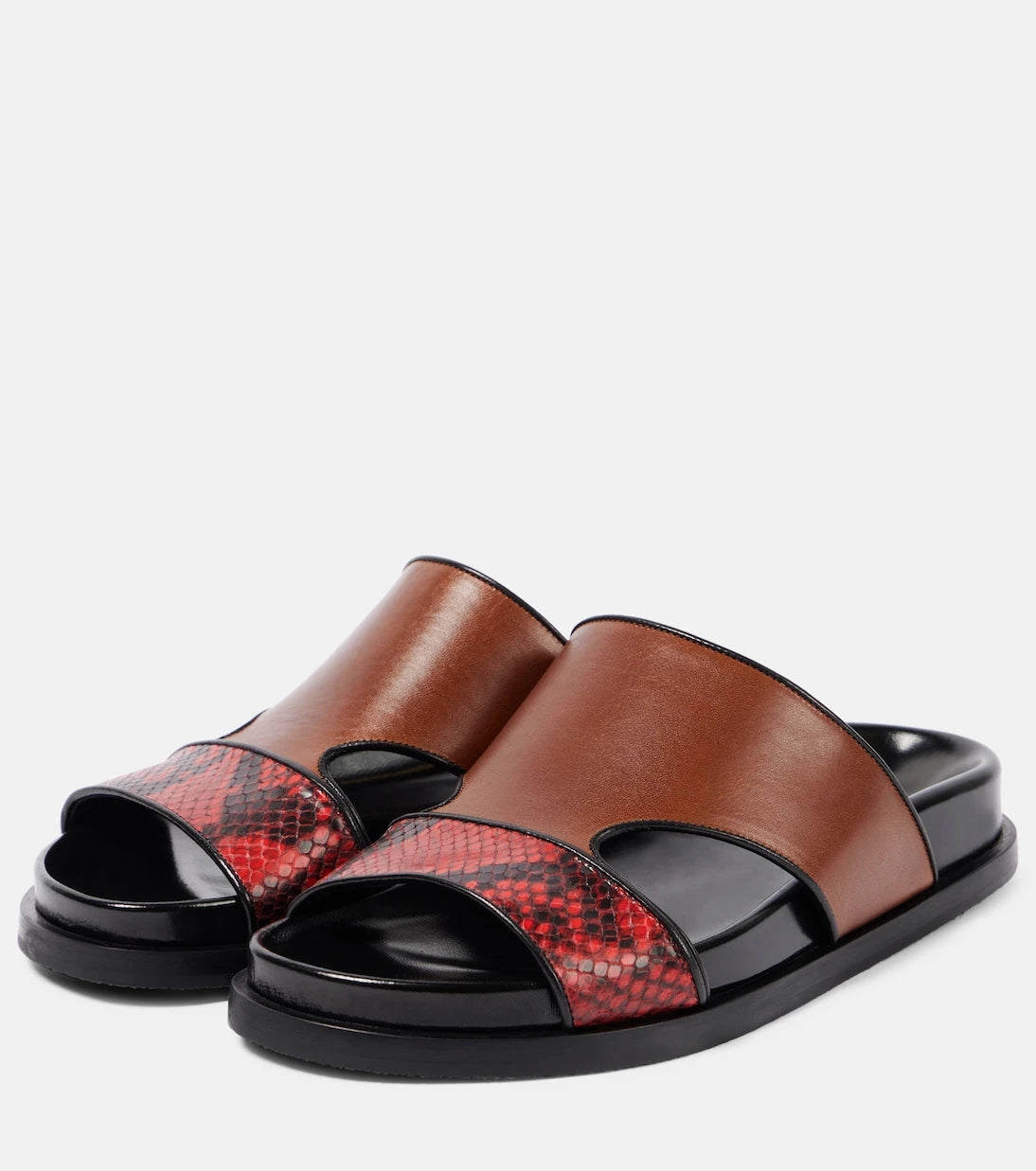 Dries Van Noten - Leather slides