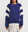 MOTHER Blue The Drope Square Sweatshirt