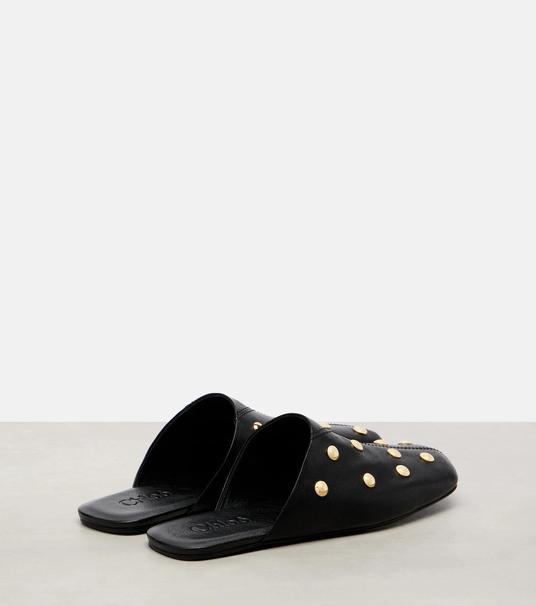 Chloé - Rita studded leather mules