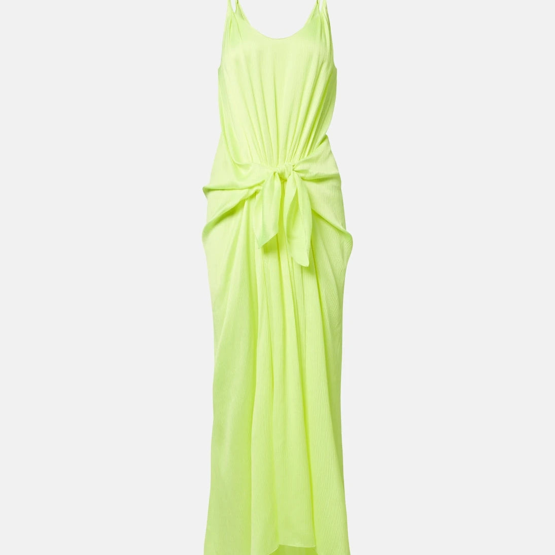 JW Anderson - Gathered silk midi dress