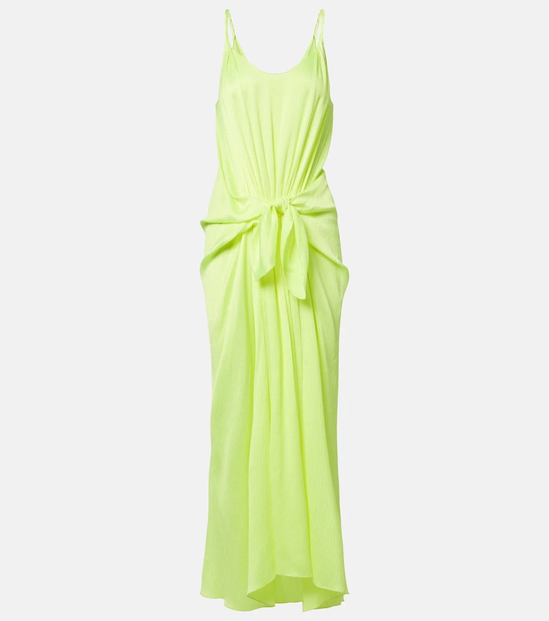 JW Anderson - Gathered silk midi dress