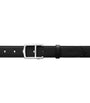 Cartier Black Leather Reversible C Belt
