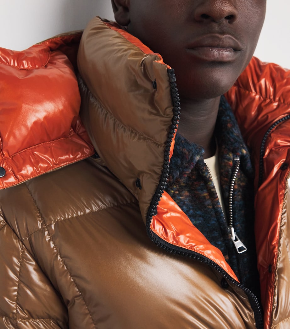 Moncler Brown Down Parana PufferJacket