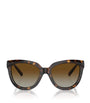 Tiffany & Co. Brown Acetate Cat Eye Sunglasses