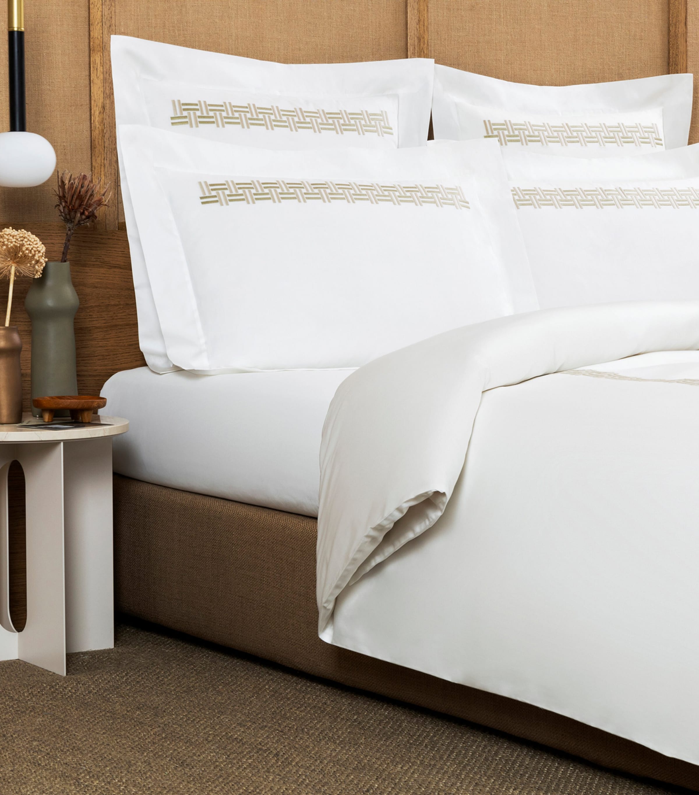 Basket Weave Super King Duvet Cover (260cm x 240cm)