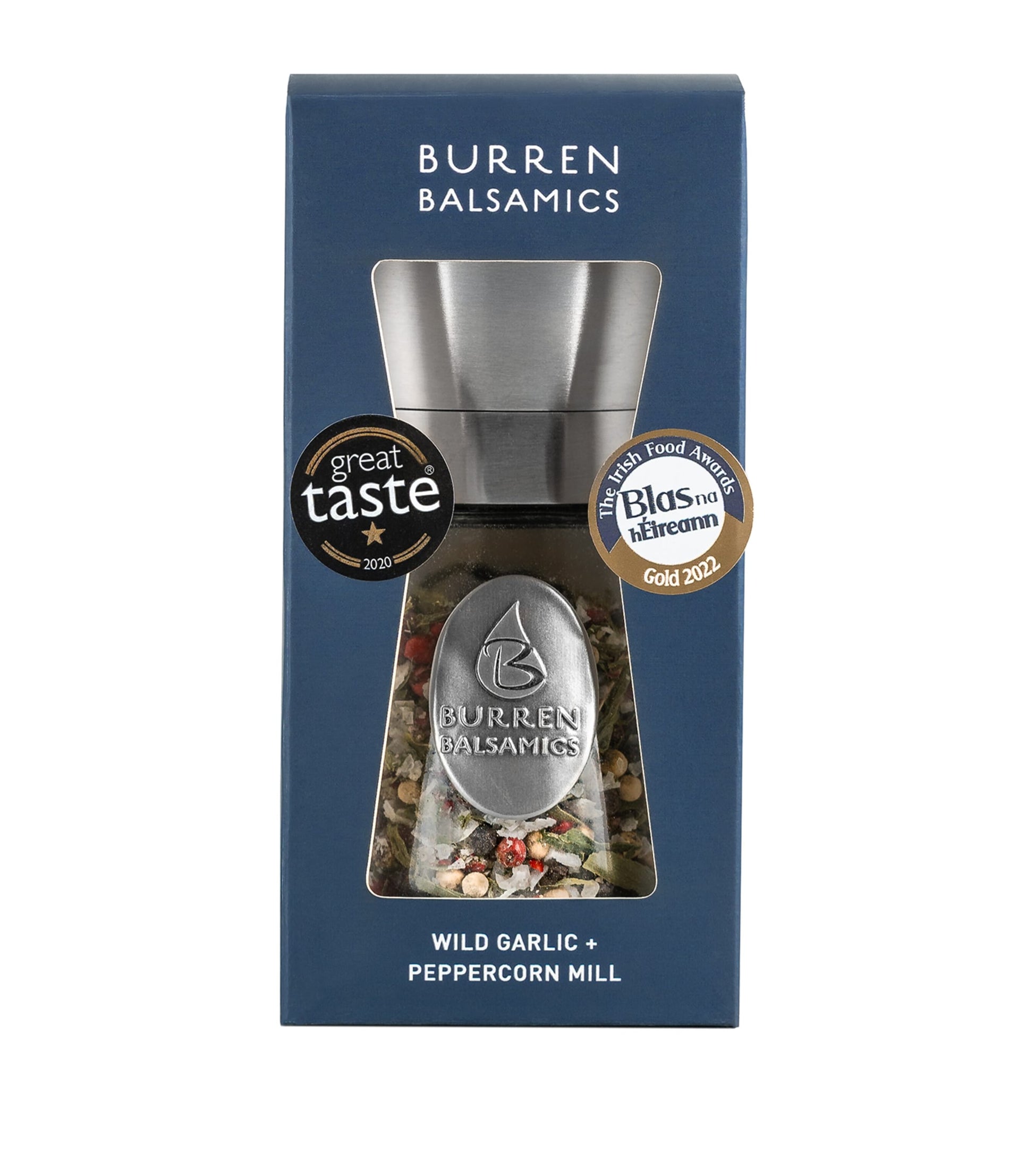 Burren Balsamic Wild Garlic and Peppercorn Mill (80g)