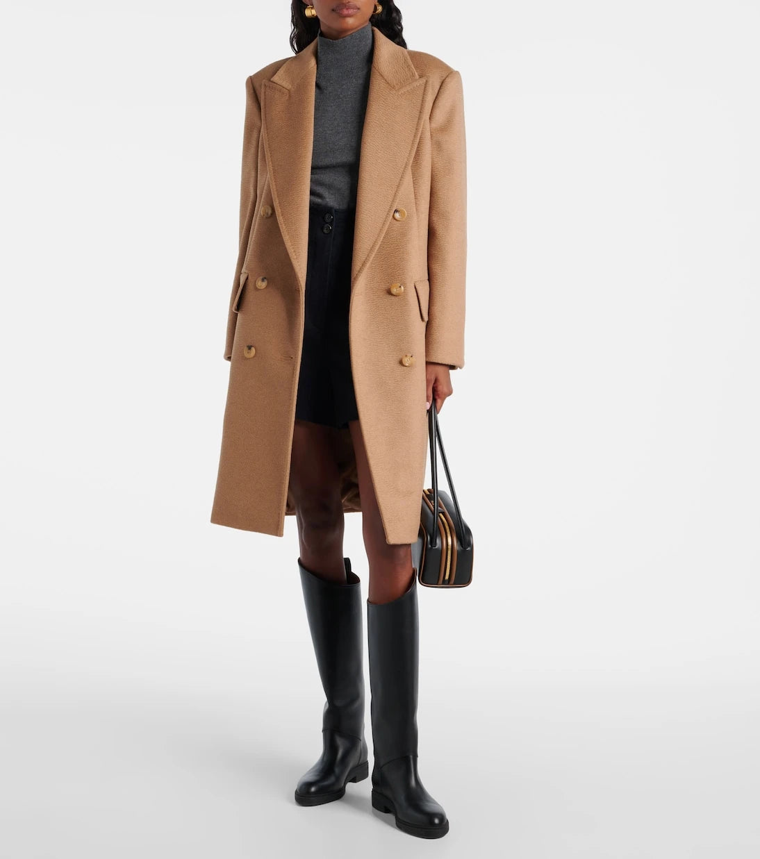 Max Mara - Cosa double-breasted camel hair coat