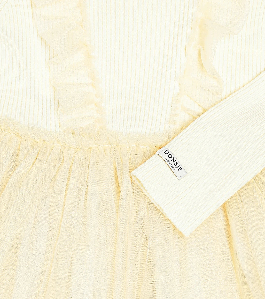 Donsje - Flovos ribbed-knit tulle dress