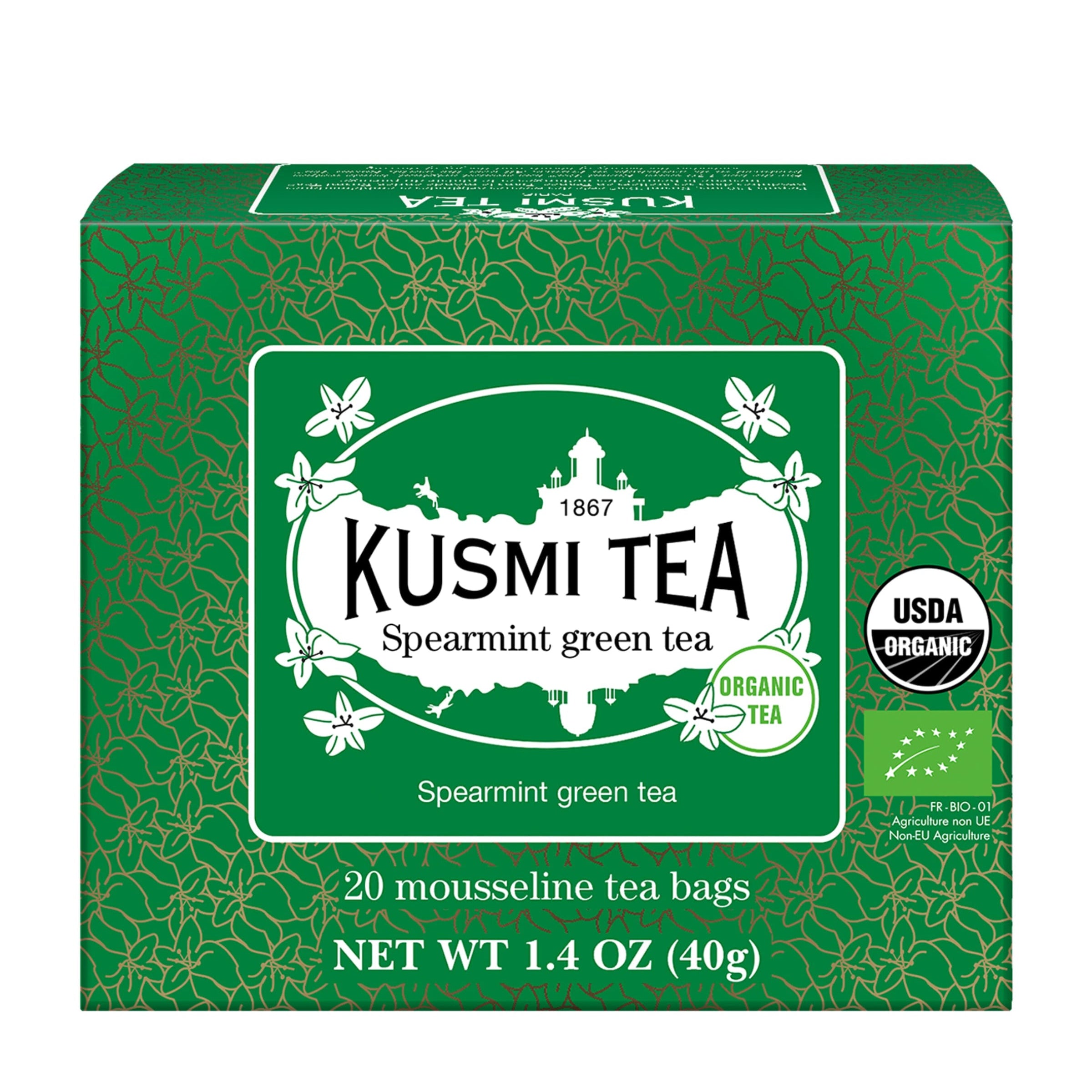 Organic Spearmint Green Tea (40g)