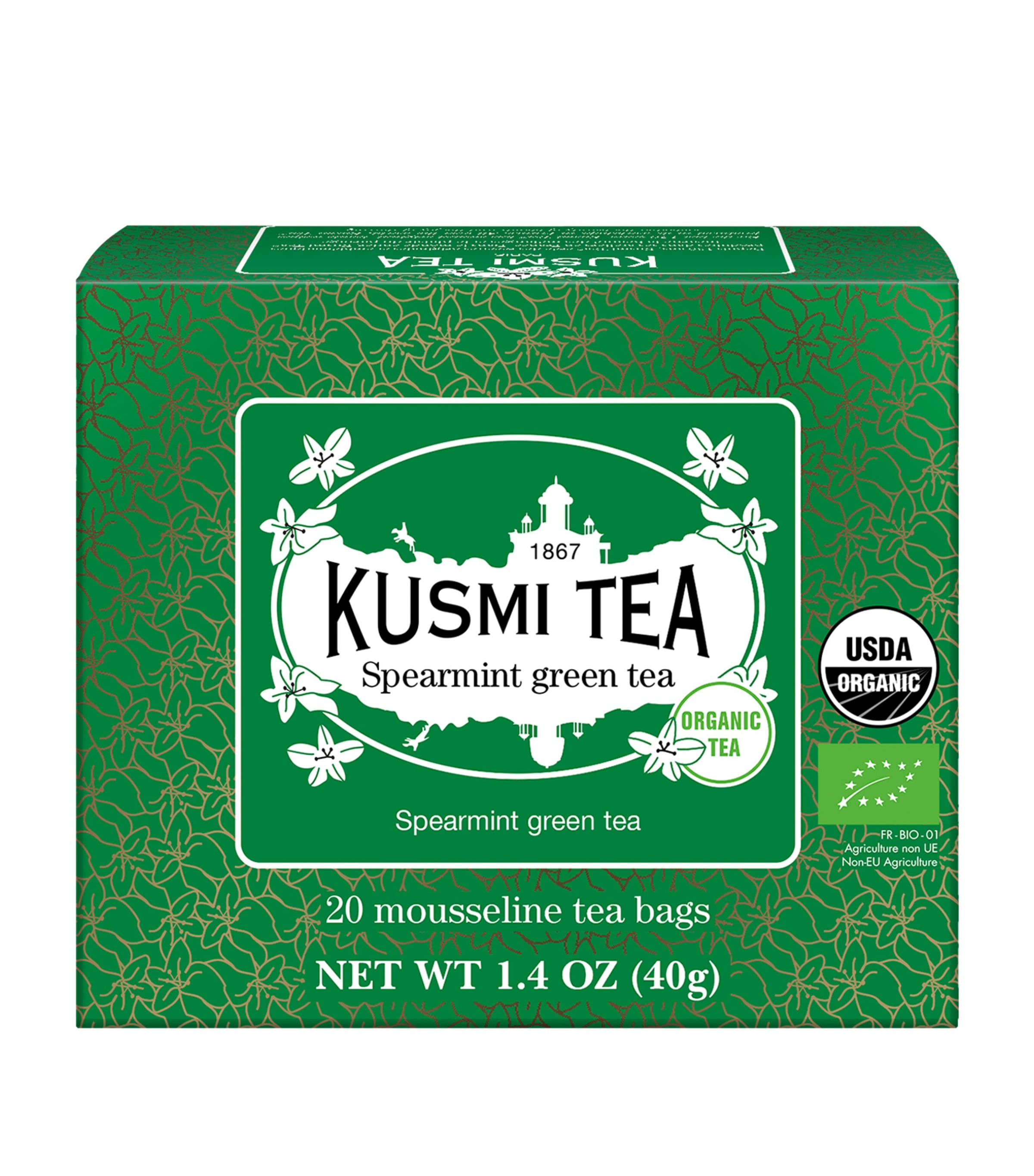 Organic Spearmint Green Tea (40g)