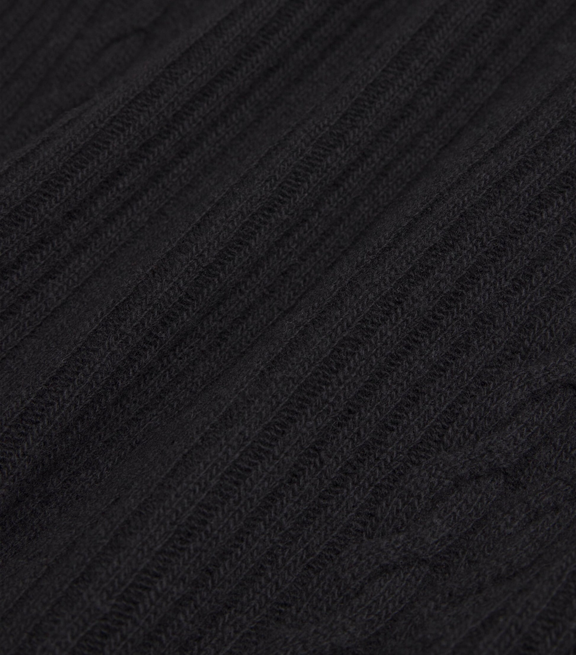 Max Mara Black Wool-Cashmere Midi Dress