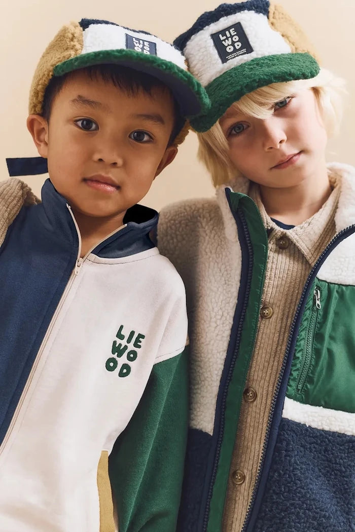 Детски памучен суичър Liewood Cassius Zip-up Sweatshirt