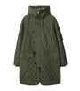 Burberry Green Reissued Quilted Parka